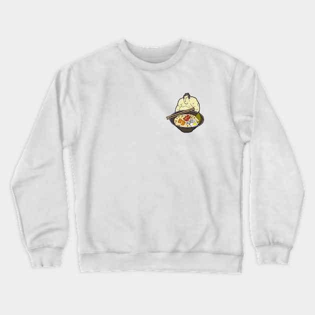 Sumo Ramen Crewneck Sweatshirt by Nerdpins